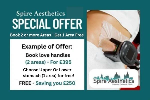Fat Freezing Promotion Melksham from Spire Aesthetics - Book Today!