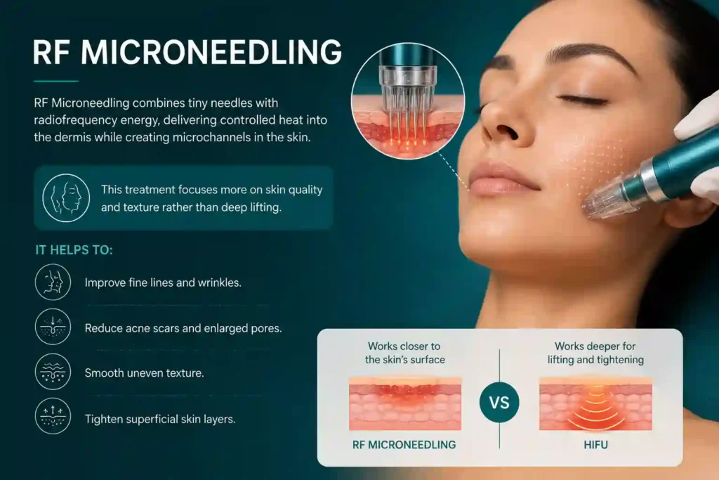 What Does RF Microneedling Do That HIFU Alone Cannot Melksham
