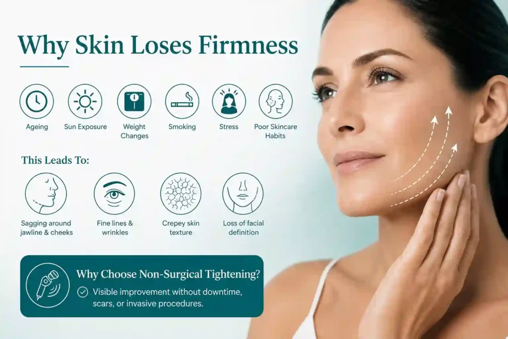 What Makes Skin Lose Firmness and Why Do People Seek Non-Surgical Tightening Melksham?